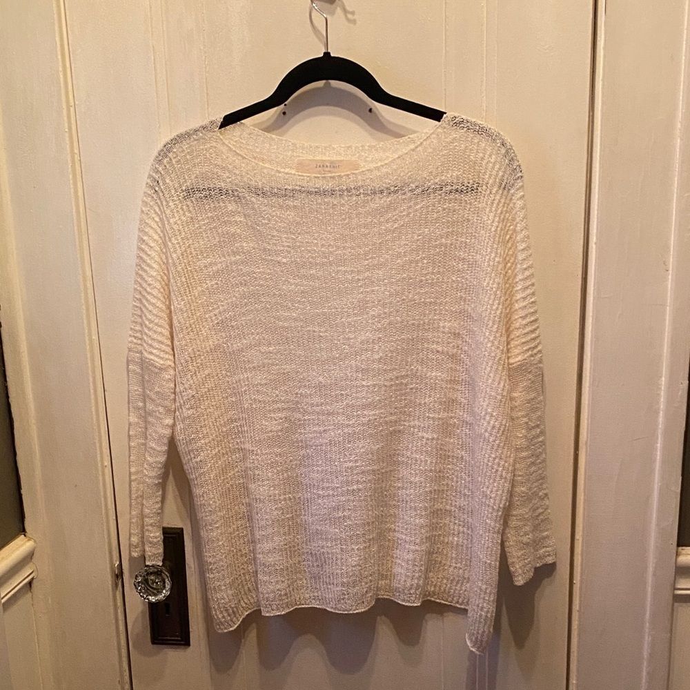 Zara Women's Off-White Knit Sweater